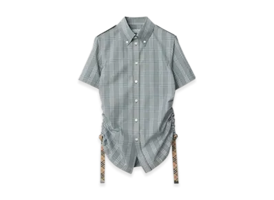 Burberry Check Cotton Shirt "Hyacinth"