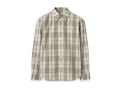 Burberry Check Cotton Shirt "Cotton"