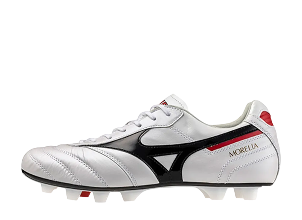 Mizuno Morelia 2 Japan "Super White Pearl/Black"