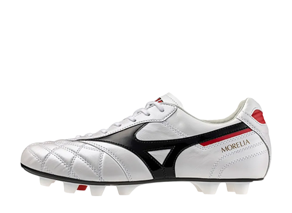 Mizuno Morelia 2 Japan "Super White Pearl/Black"
