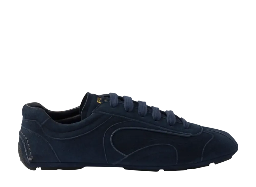 プラダ モンテカルロ リエディション2005 スエード スニーカー "ネイビー"