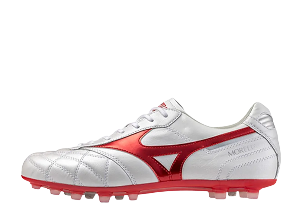 Mizuno Morelia 2 Japan AG "Super White Pearl/Ruby Red"