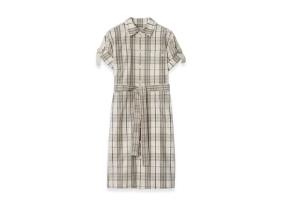 Burberry Check Cotton Shirt Dress "Cotton"