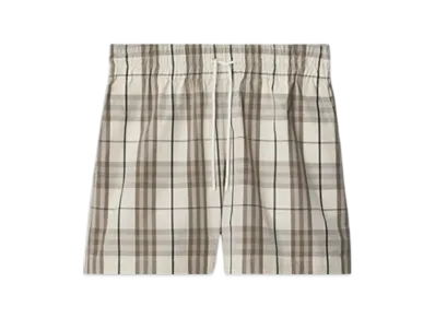 Burberry Check Cotton Shorts "Cotton"