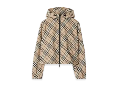 Burberry Check Jacket "Alabaster"