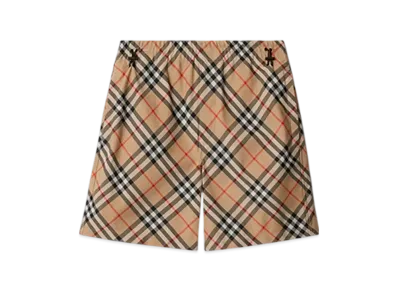 Burberry Check Short Pants "Sand"