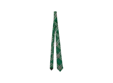 Burberry Check Silk Tie "Leaf"