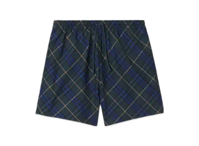 Burberry Check Swim Shorts "Midnight"