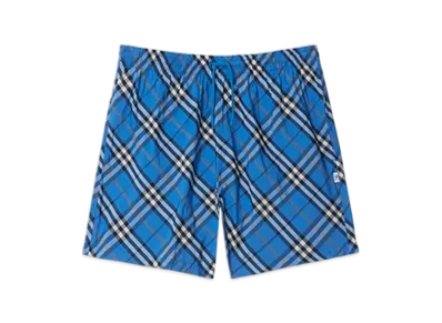 Burberry Check Swim Shorts "Hyacinth"