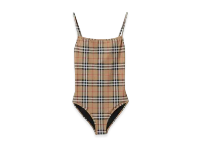 Burberry Check Swimsuit "Archive Beige"