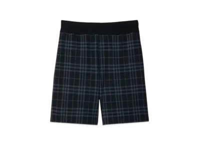 Burberry Check Stretch-cotton Blend Shorts "Ink"