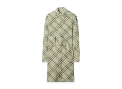 Burberry Check Stretch-linen Shirt Dress "Breeze"