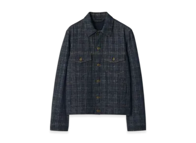 Burberry Check Denim Jacket "Indigo"