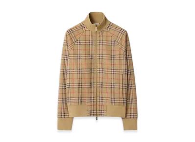 Burberry Check Track Jacket "Sand"