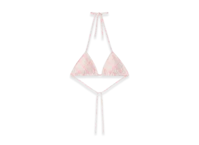 Burberry Check Bikini Top "Dusky Rose"