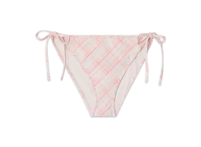 Burberry Check Bikini Briefs "Dusky Rose"