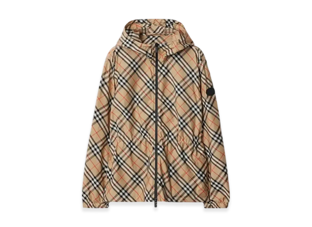 Burberry Check Lightweight Jacket "Sand"