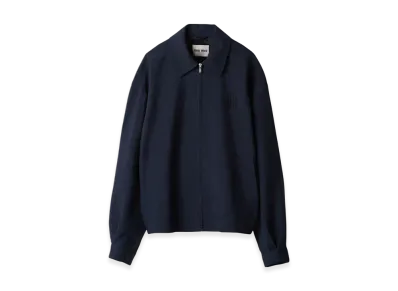 MIU MIU Mohair Blouson Jacket "Navy"