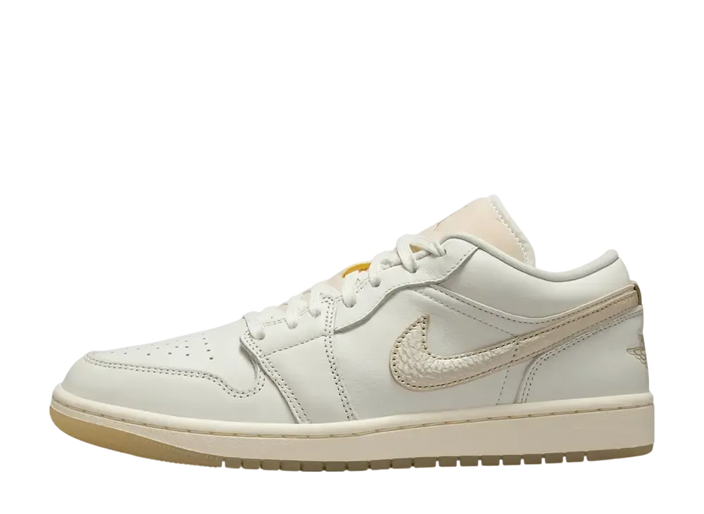Nike Women's Air Jordan 1 Low "Sail/Pale Ivory/Team Gold"
