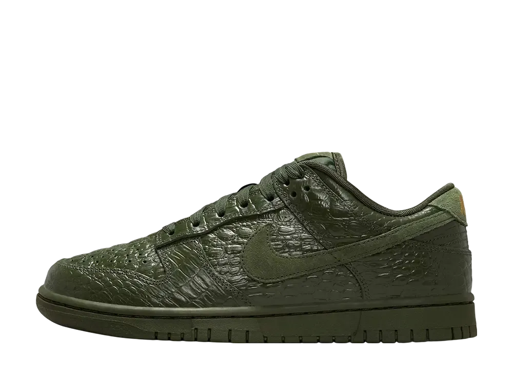 ナイキ ダンク ロー "クロコダイル/カーボングリーン"