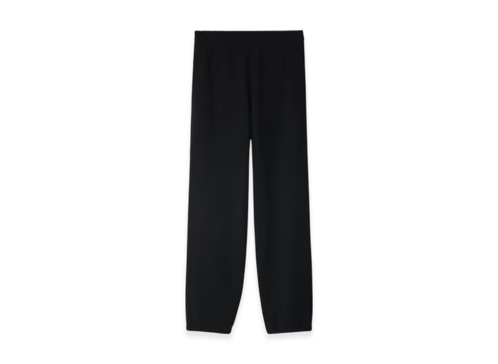Burberry Check Label Cotton Jogging Pants "Black"