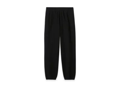 Burberry Check Label Cotton Jogging Pants "Black"