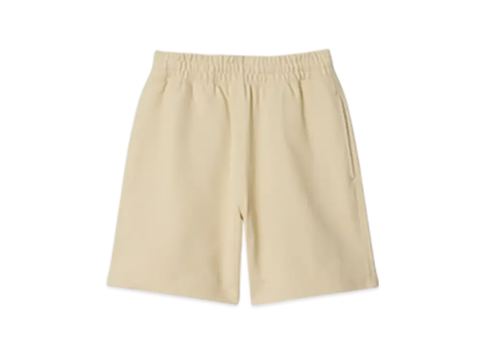 Burberry Check Label Cotton Shorts "Nutmeg"