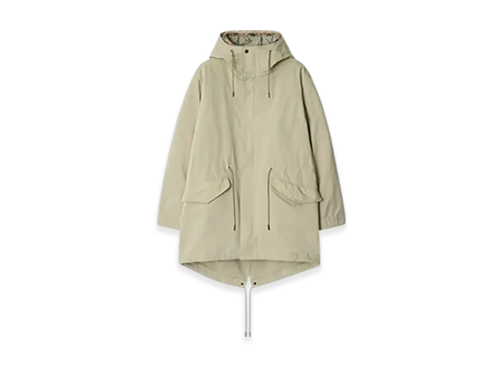 Burberry Detachable Warmer Nylon Blend Parka "Hunter"