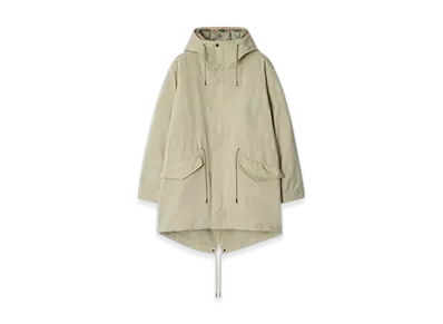Burberry Detachable Warmer Nylon Blend Parka "Hunter"