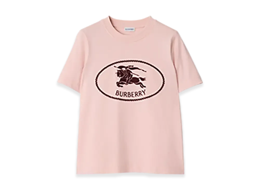 Burberry Night Stamp Cotton T-shirt "Bouquet"