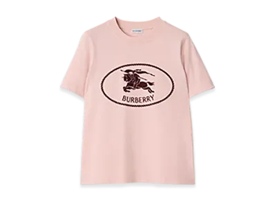 Burberry Night Stamp Cotton T-shirt "Bouquet"