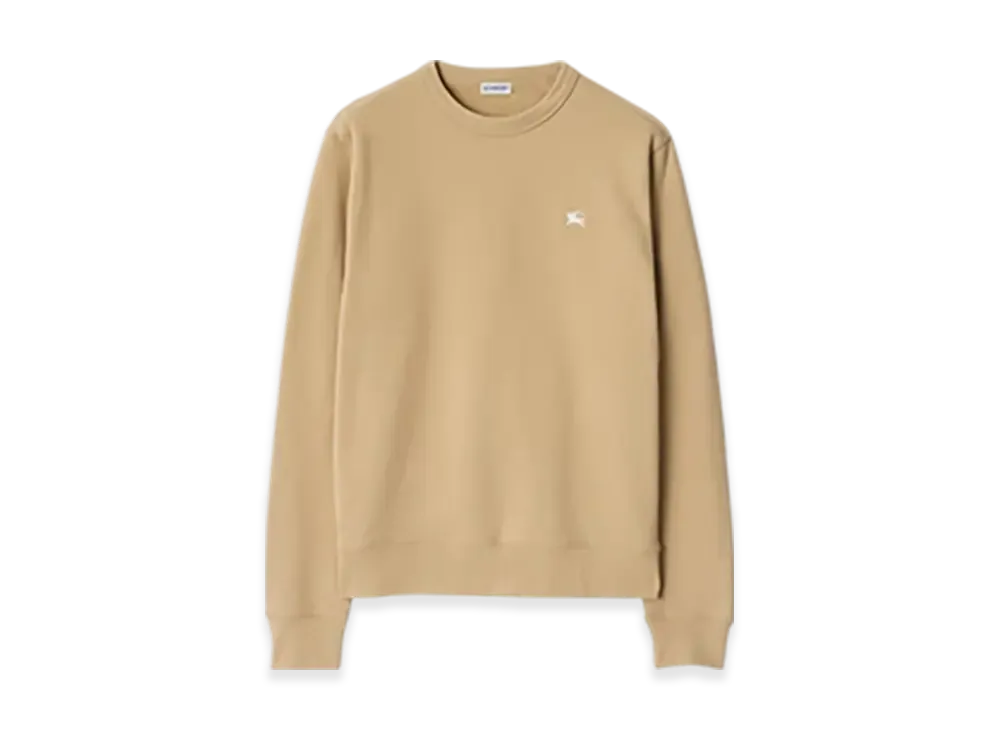 Burberry Night Stamp Cotton Sweatshirt "Flax"