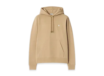 Burberry Night Stamp Cotton Hoodie "Flax"