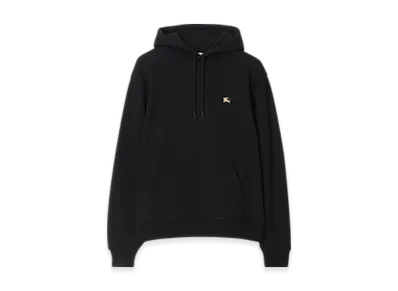 Burberry Night Stamp Cotton Hoodie "Black"
