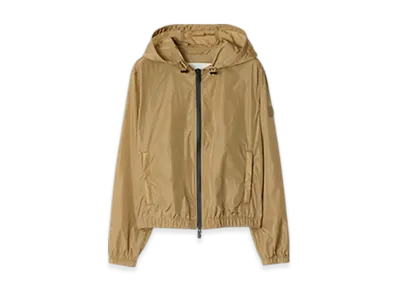 Burberry Night Stamp Nylon Jacket "Flax"