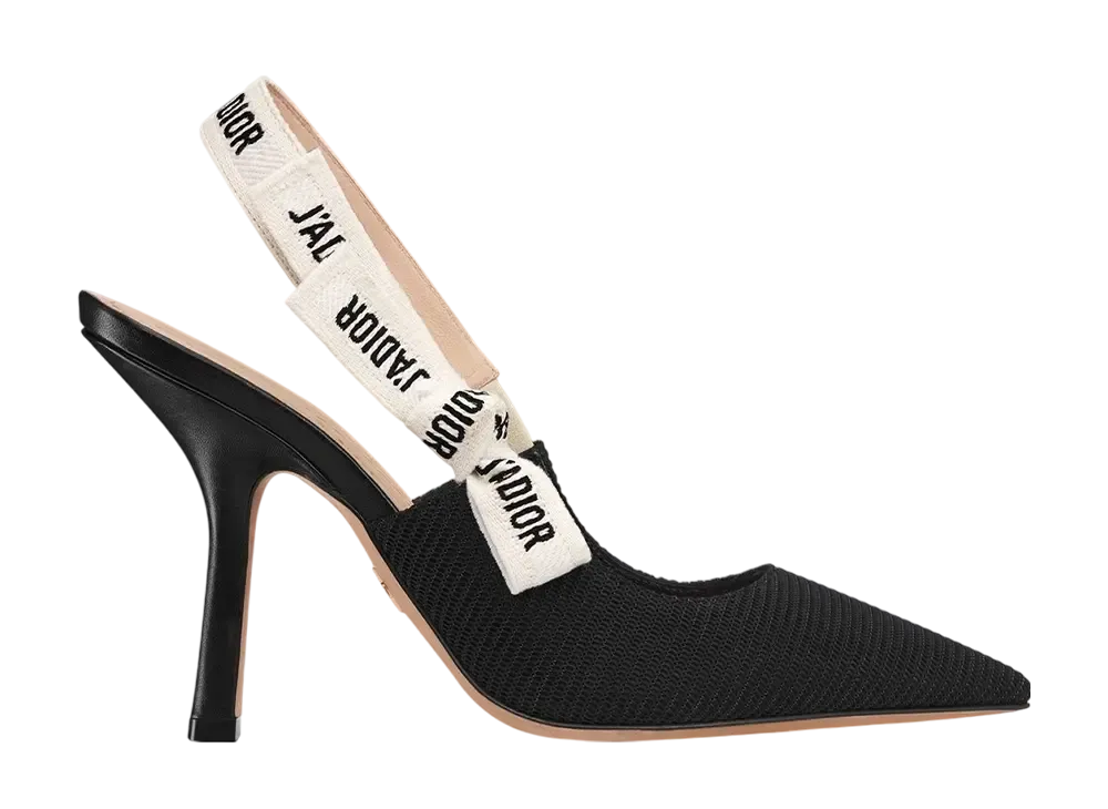 ディオール ウィメンズ ジャドール スリングバックパンプス テクニカル ファブリック "ブラック"