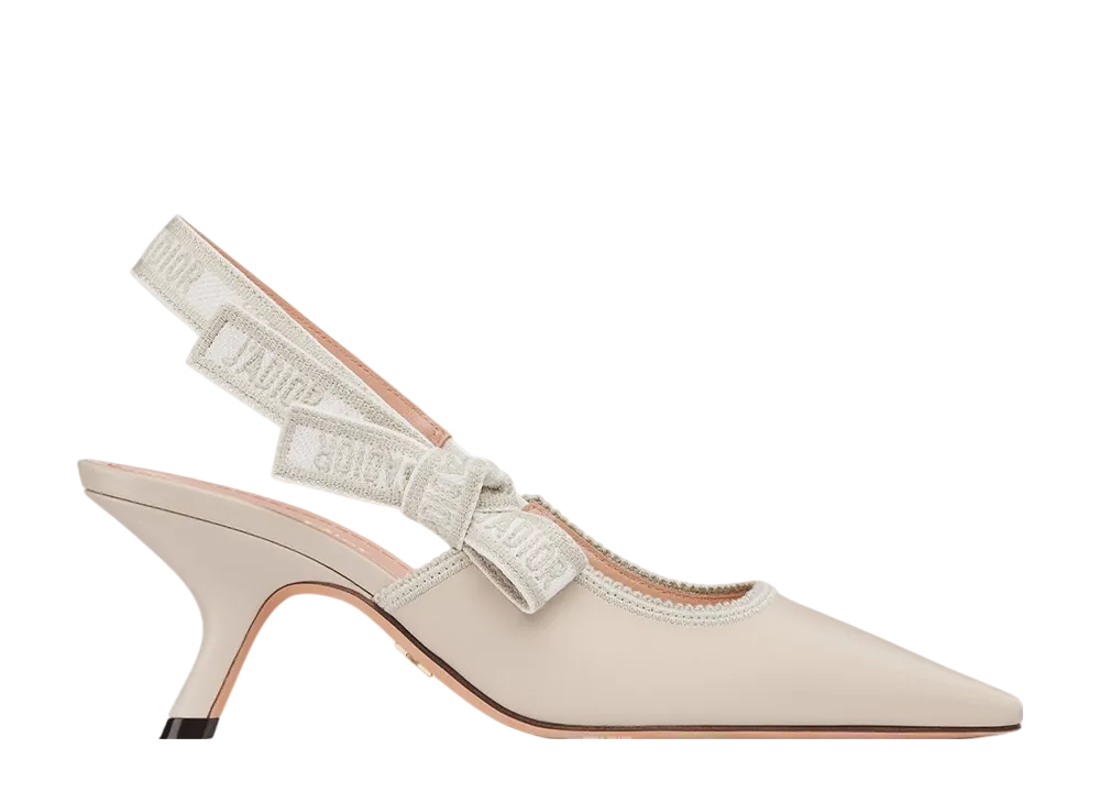 【洗練された♪】 Dior D-Lane ヒールスライド Dior Women's J'Adior Slingback Pumps Calfskin