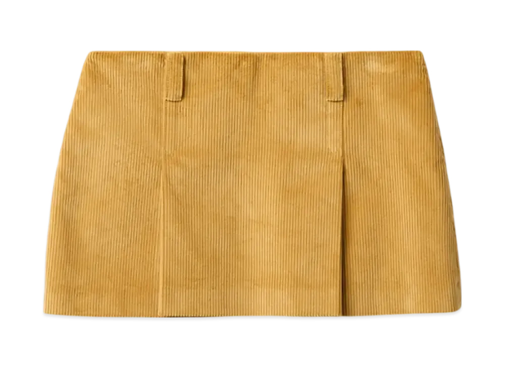 MIU MIU Corduroy Mini Skirt "Honey"