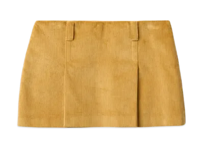 MIU MIU Corduroy Mini Skirt "Honey"
