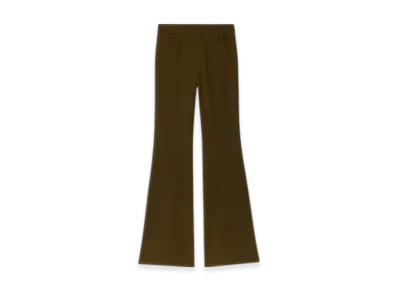 Burberry Nylon Wool Blend Tailored Trousers "Fallow"