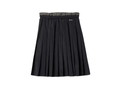 MIU MIU Women's Technical Silk Skirt "Blue"