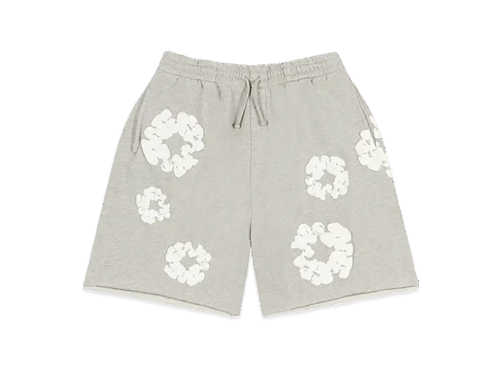 DENIM TEARS Cotton Wreath Sweatshorts "Grey"