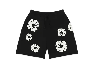 DENIM TEARS Cotton Wreath Sweatshorts "Black"