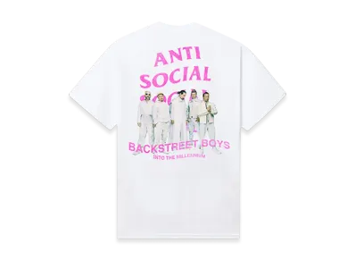 ANTI SOCIAL SOCIAL CLUB x Backstreet Boys Millennium Tee "White"