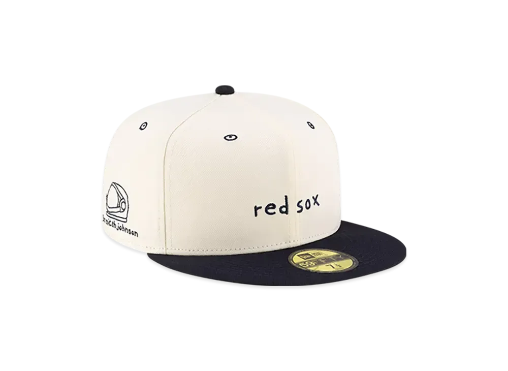 NEW ERA x Micah Johnson 59Fifty Boston Red Sox "Off White"