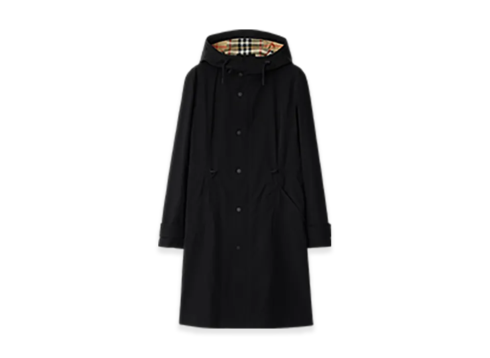 Burberry Nylon Cotton Parka "Black"