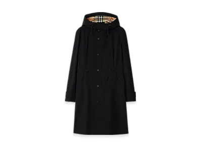 Burberry Nylon Cotton Parka "Black"