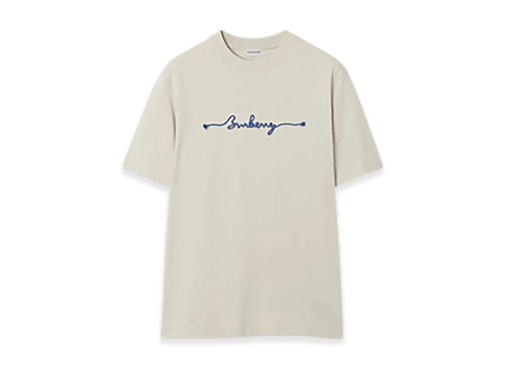 Burberry Knot Logo Cotton T-shirt "Sail"