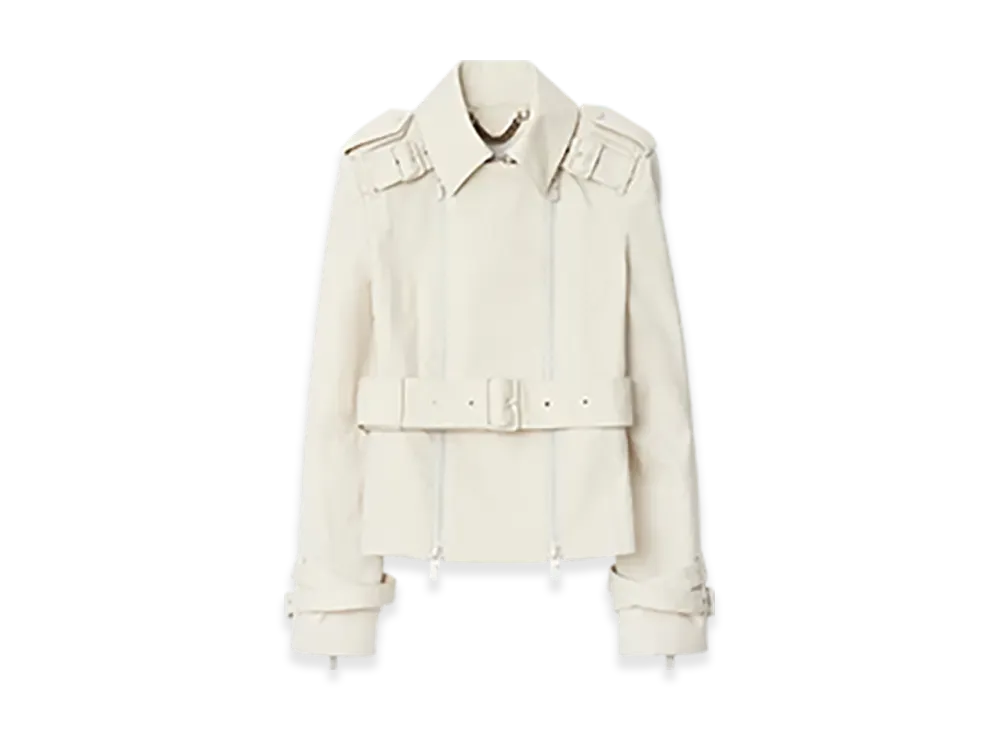 Burberry Bonded Cotton Trench Jacket "Sail"