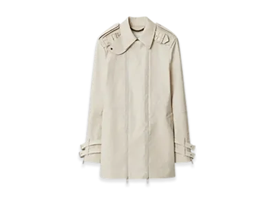 Burberry Bonded Cotton Trench Jacket "Sail"